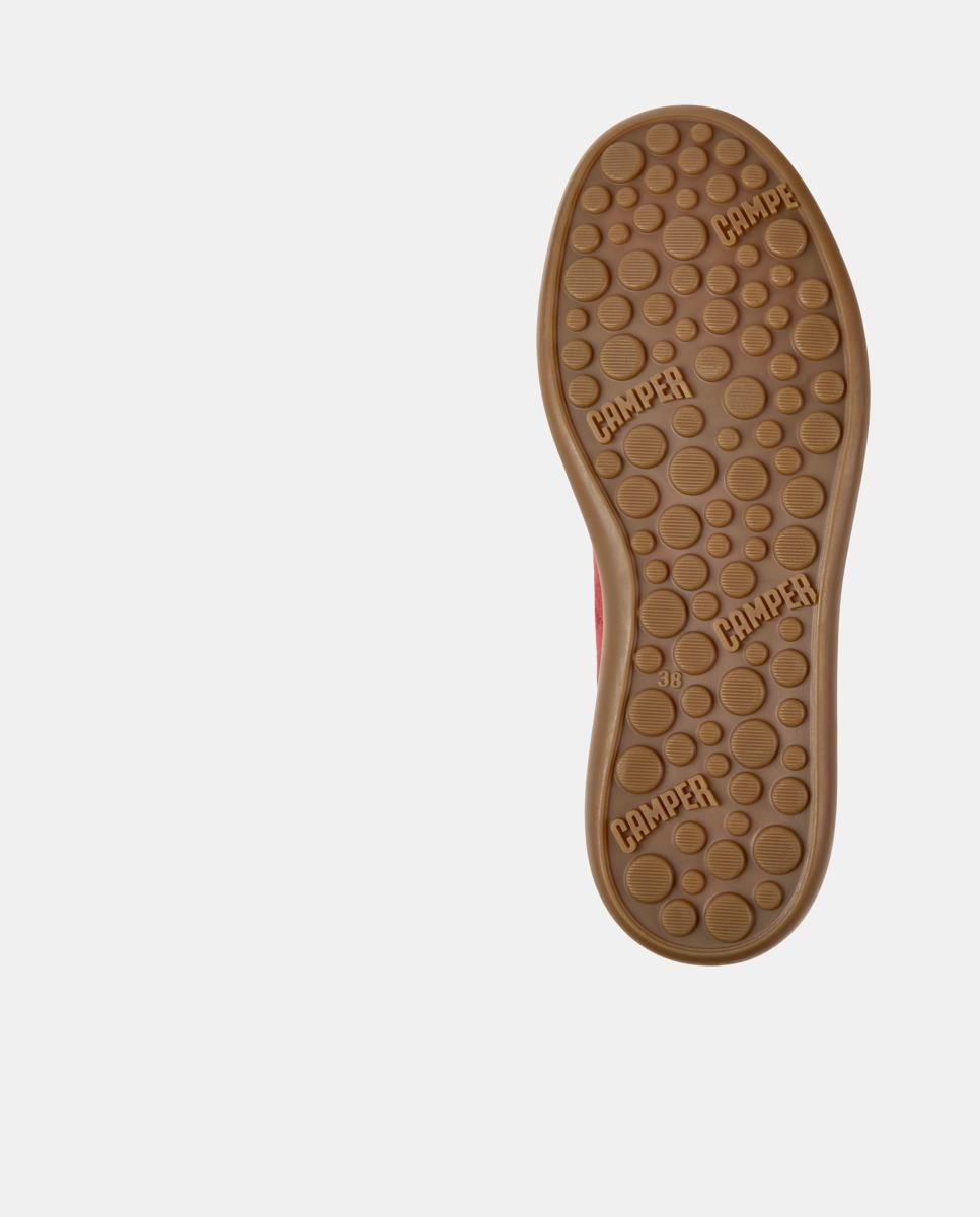 Zapatillas de mujer pelotas soller de piel - Camper - Rojo Rojo-4