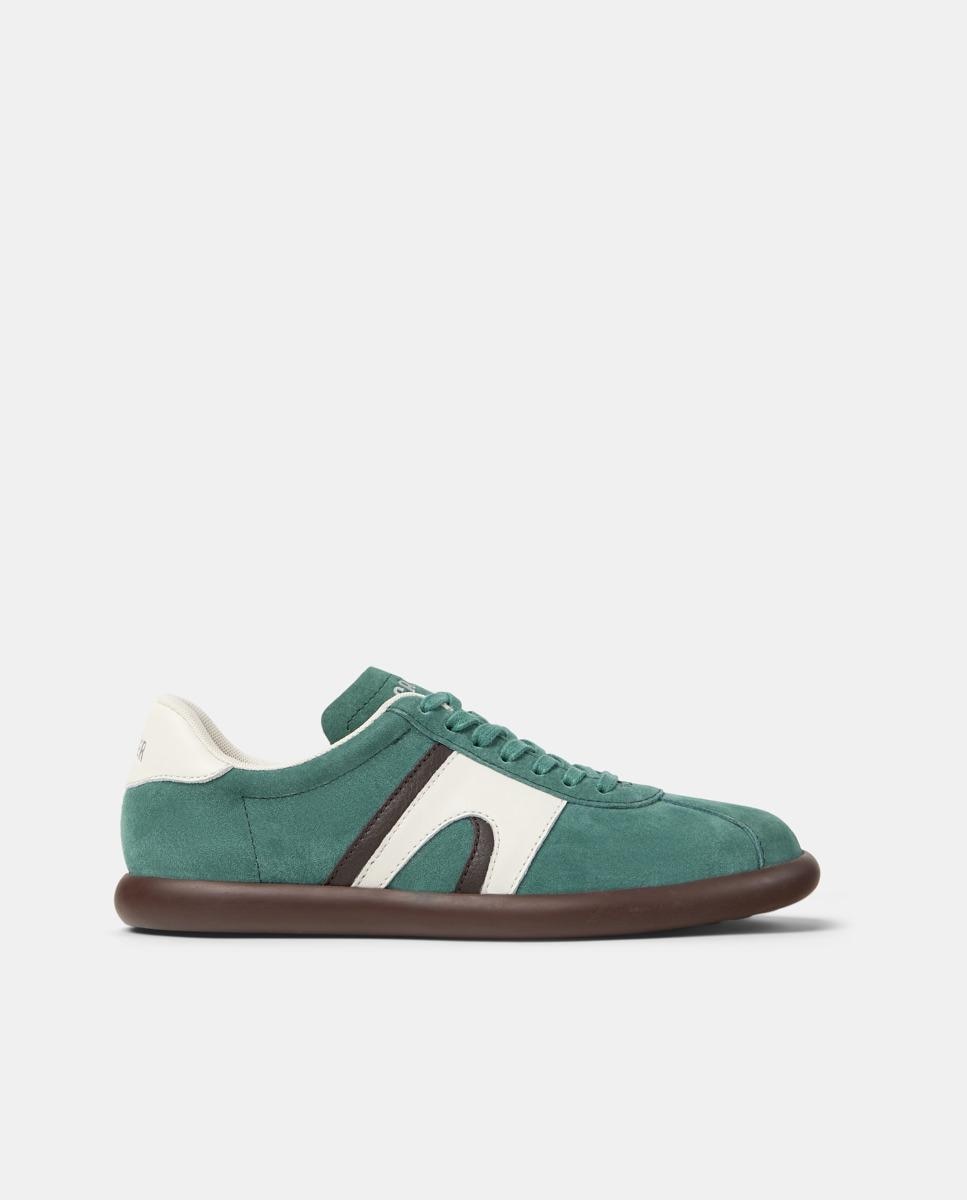 Zapatillas de mujer pelotas soller de piel - Camper - Verde Verde-1