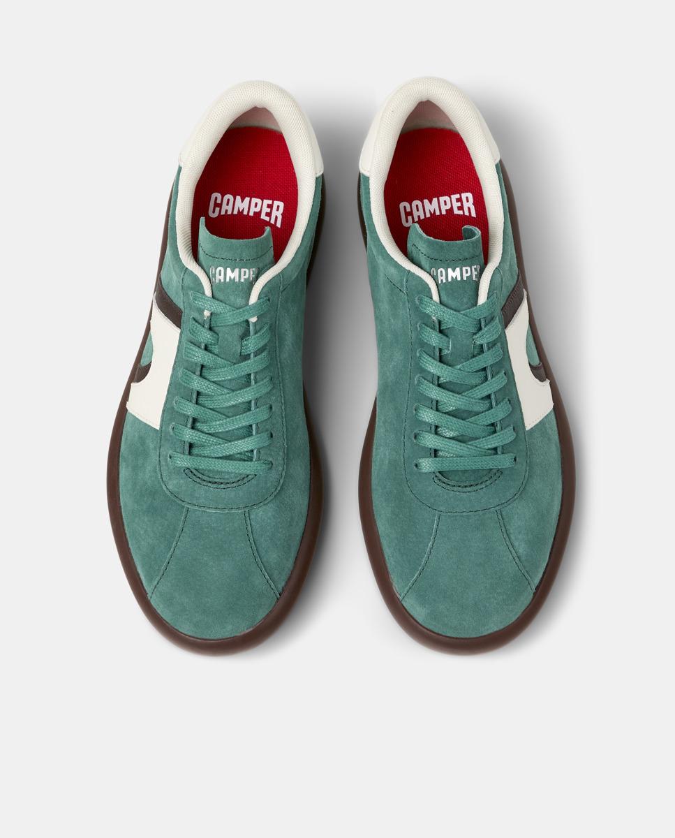 Zapatillas de mujer pelotas soller de piel - Camper - Verde Verde-3