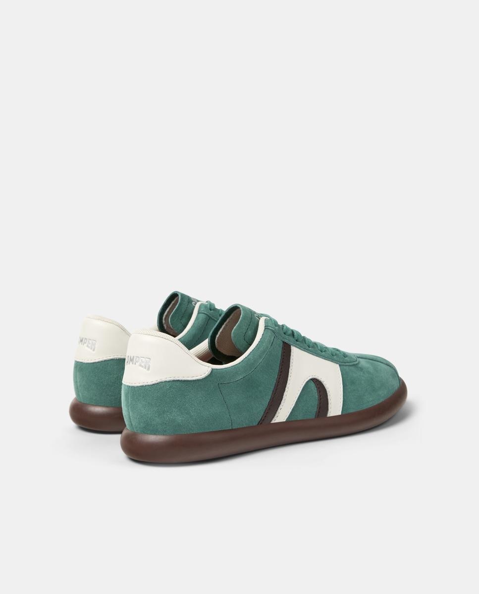 Zapatillas de mujer pelotas soller de piel - Camper - Verde Verde-2