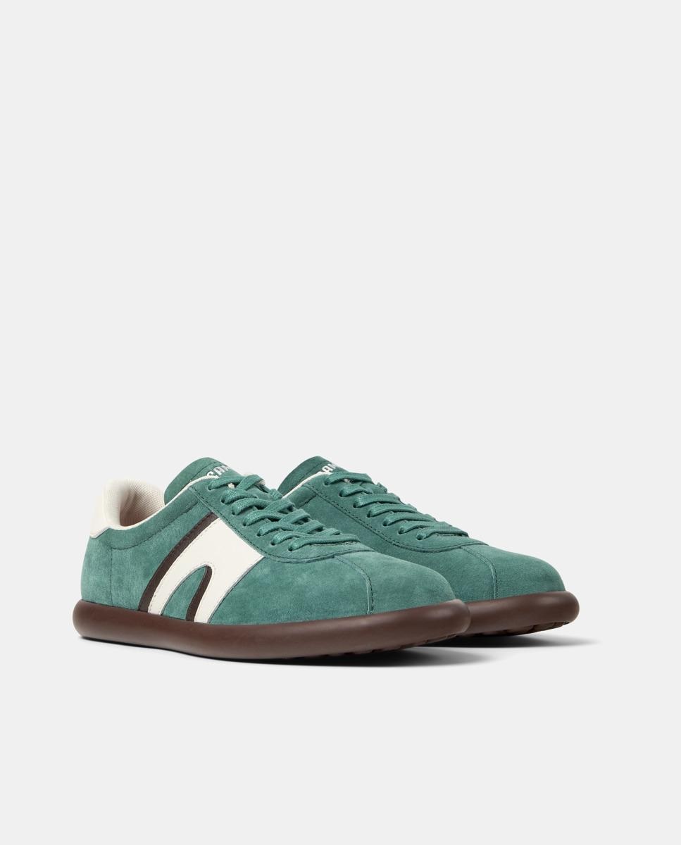 Zapatillas de mujer pelotas soller de piel - Camper - Verde Verde-5
