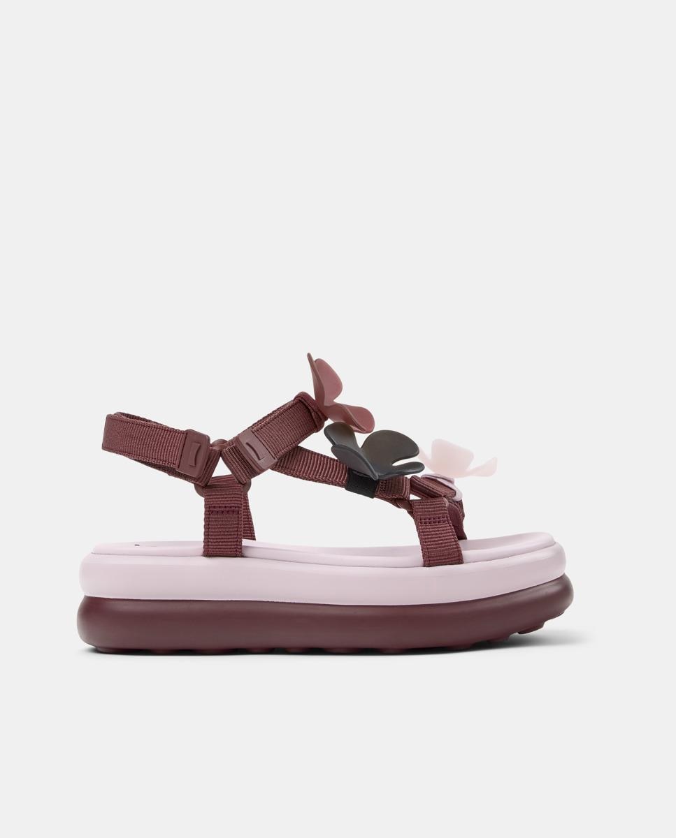Sandalias de tacón de mujer pelotas flota up twins plataforma - Camper - Burdeos Burdeos-1