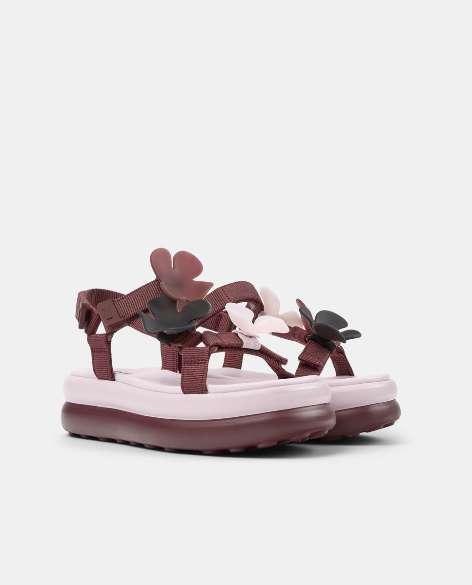 Sandalias de tacón de mujer pelotas flota up twins plataforma - Camper - Burdeos Burdeos-5