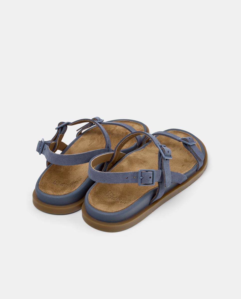 Sandalias de mujer Lluc Sandal de piel - Camper - Azul Azul-2