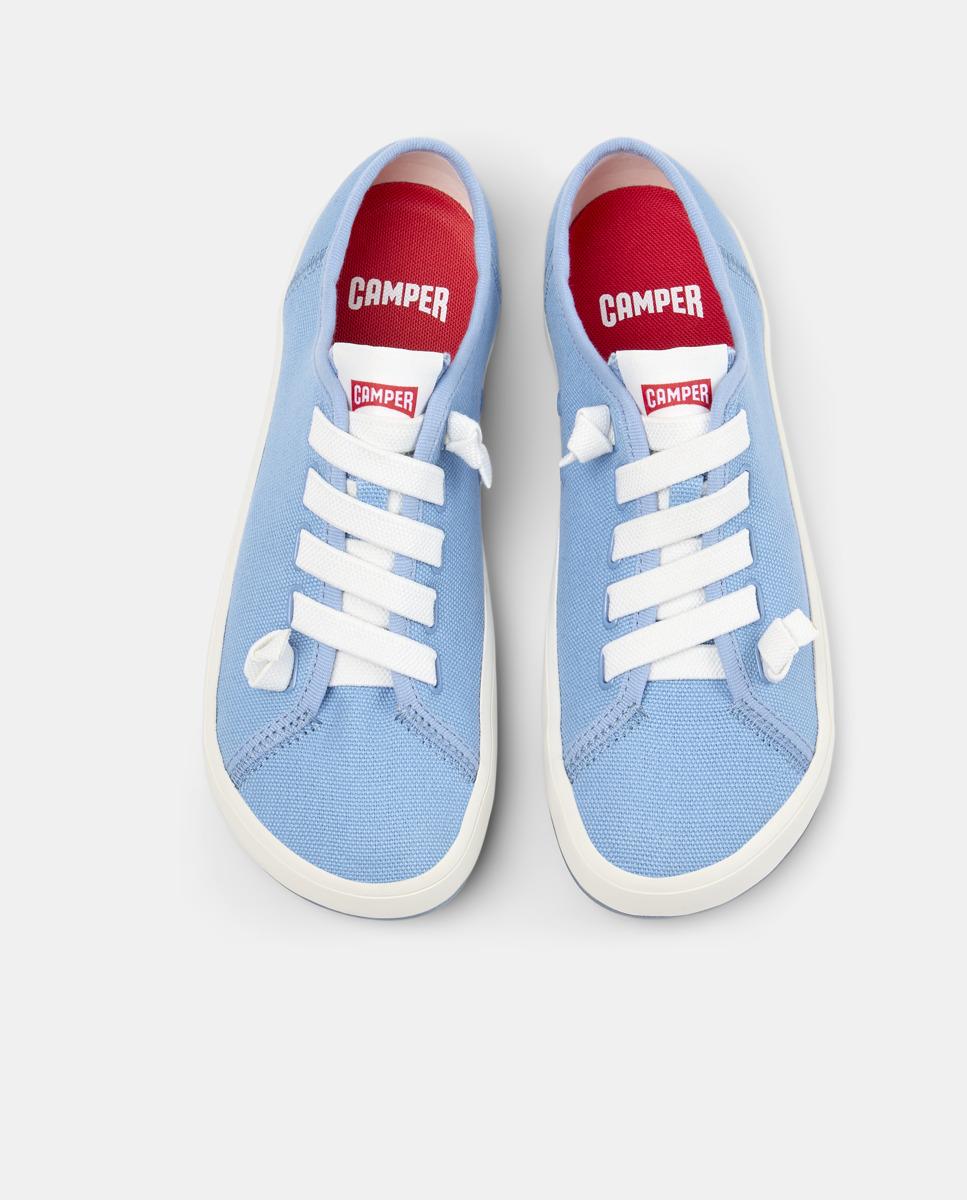Zapatillas básicas de mujer con cordones peu rambla ii - Camper - Azul celeste Azul celeste-3