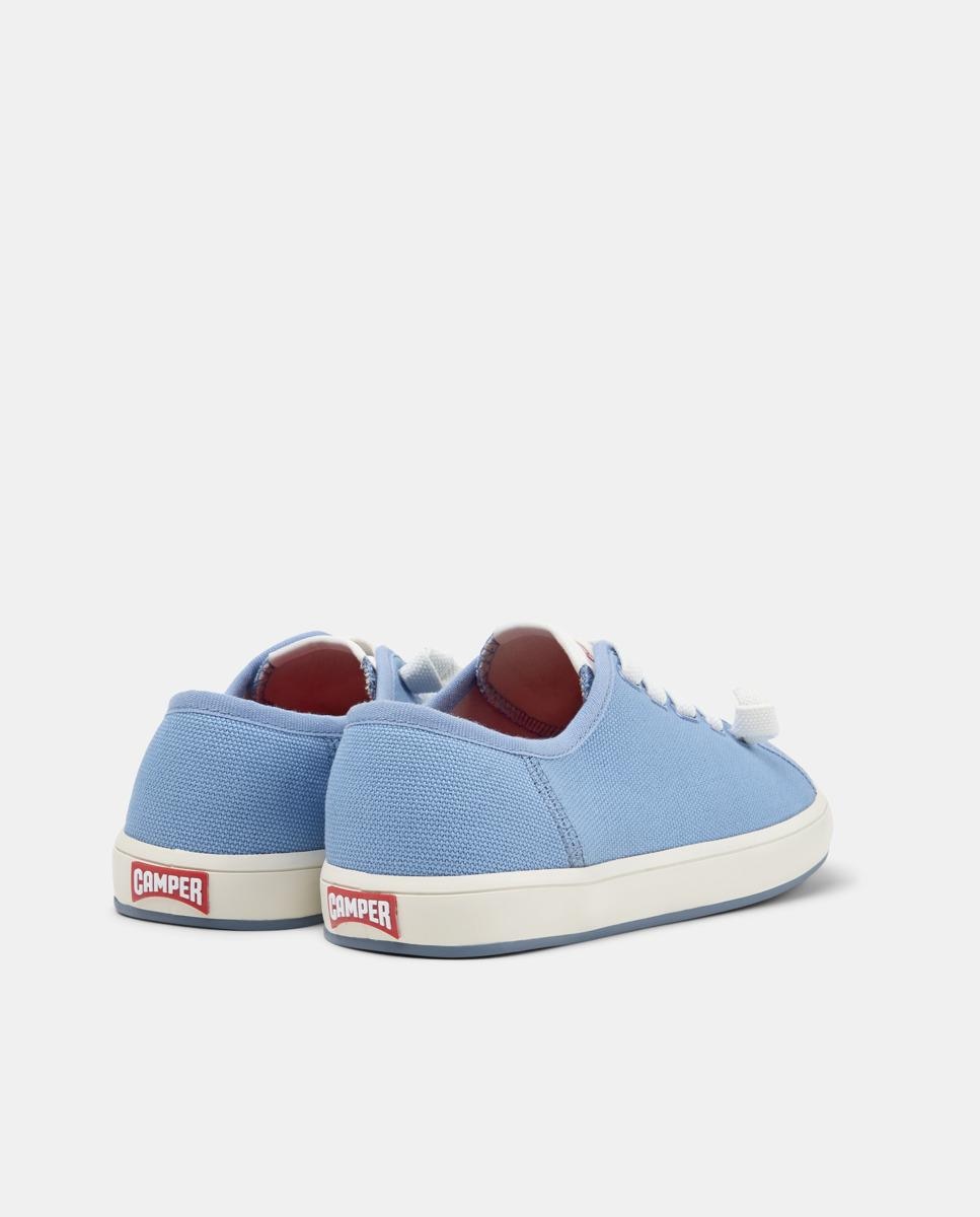 Zapatillas básicas de mujer con cordones peu rambla ii - Camper - Azul celeste Azul celeste-2