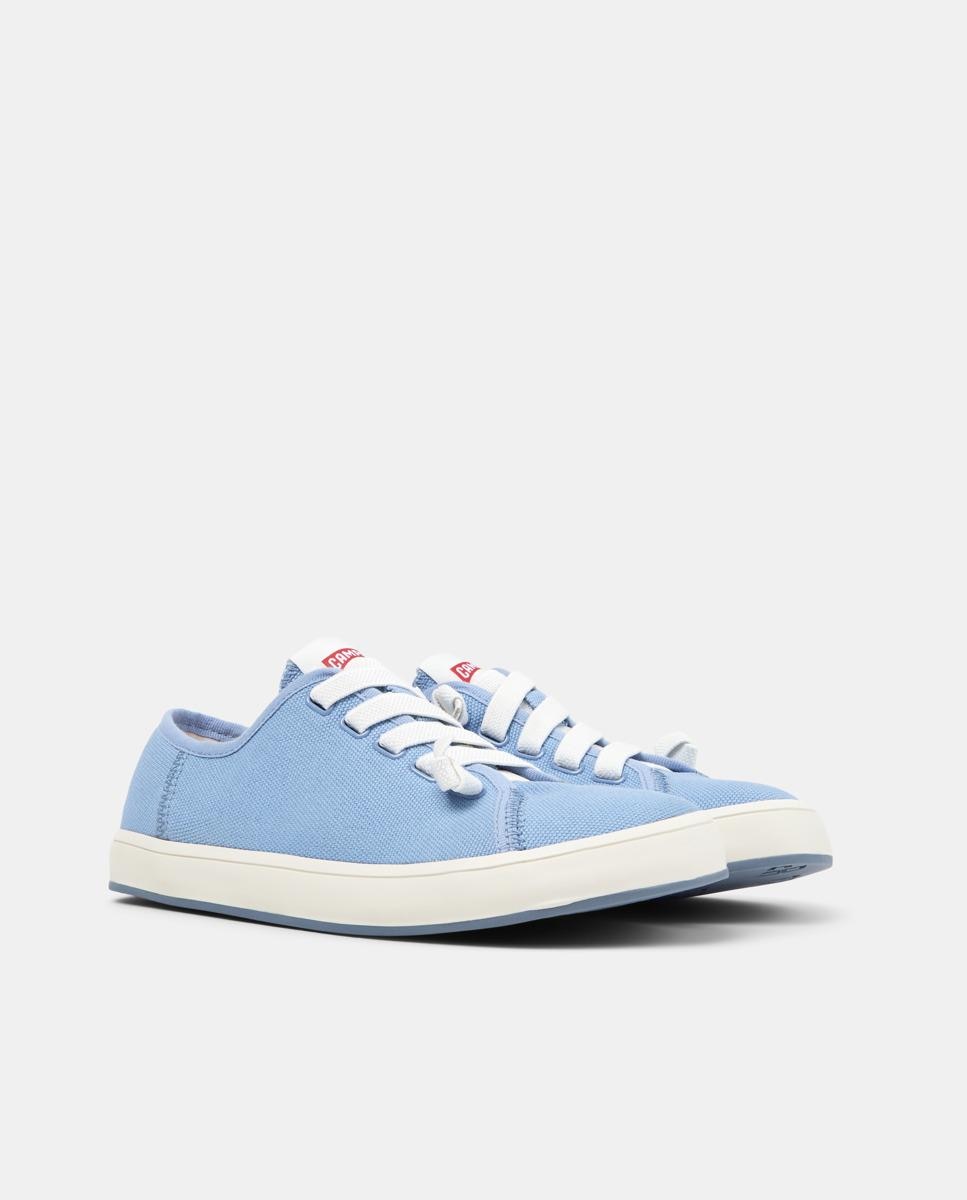 Zapatillas básicas de mujer con cordones peu rambla ii - Camper - Azul celeste Azul celeste-5