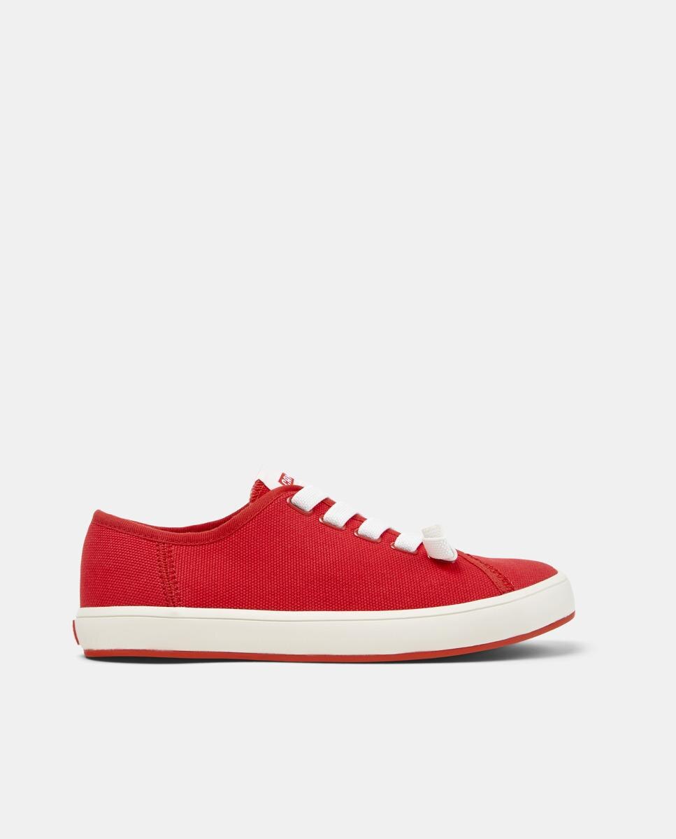 Zapatillas básicas de mujer con cordones peu rambla ii - Camper - Rojo / Blanco Rojo / Blanco-1