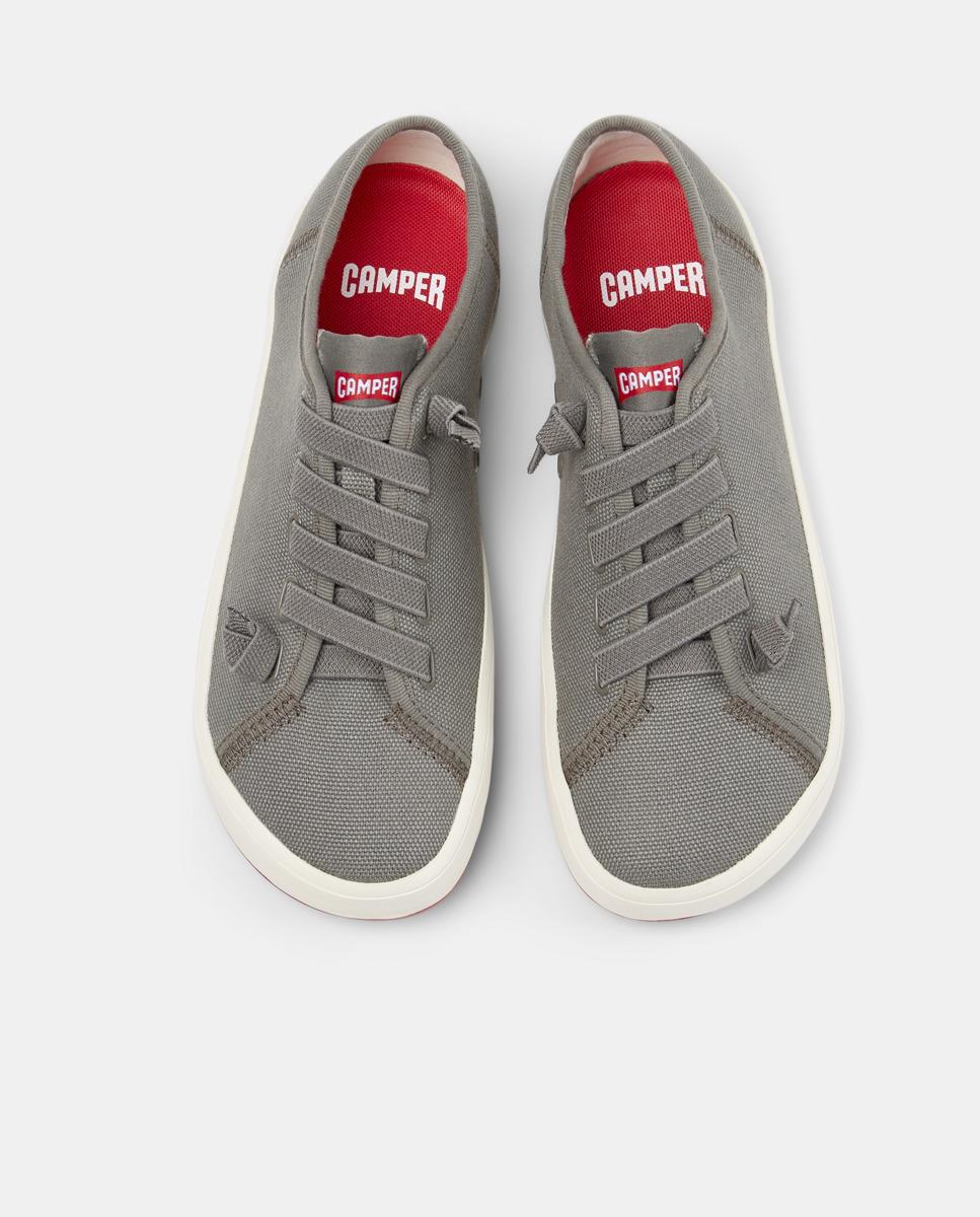 Zapatillas básicas de mujer con cordones peu rambla ii - Camper - Gris Gris-3