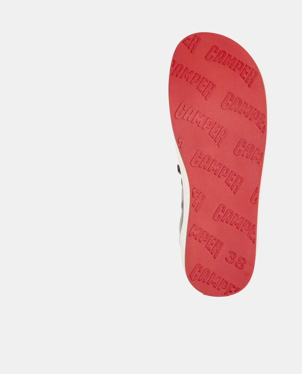 Zapatillas básicas de mujer con cordones peu rambla ii - Camper - Gris Gris-4