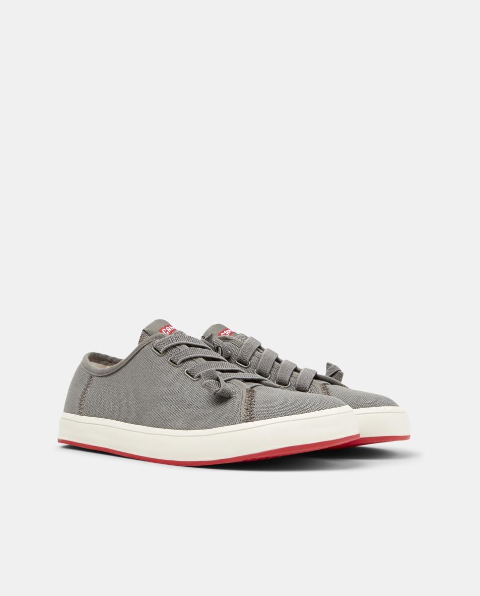 Zapatillas básicas de mujer con cordones peu rambla ii - Camper - Gris Gris-5