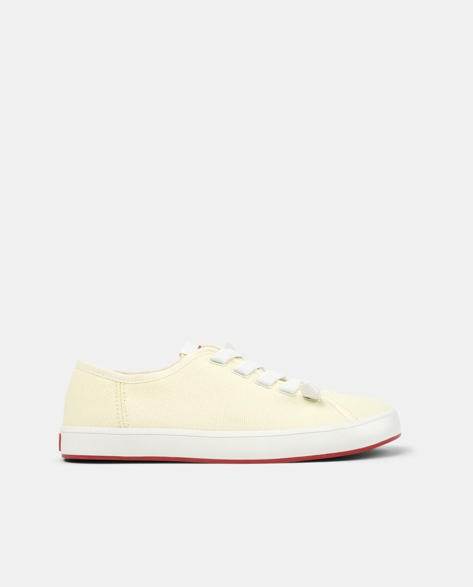 Zapatillas básicas de mujer con cordones peu rambla ii - Camper - Amarillo Amarillo-1