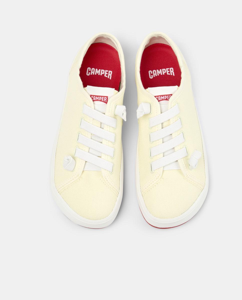 Zapatillas básicas de mujer con cordones peu rambla ii - Camper - Amarillo Amarillo-3