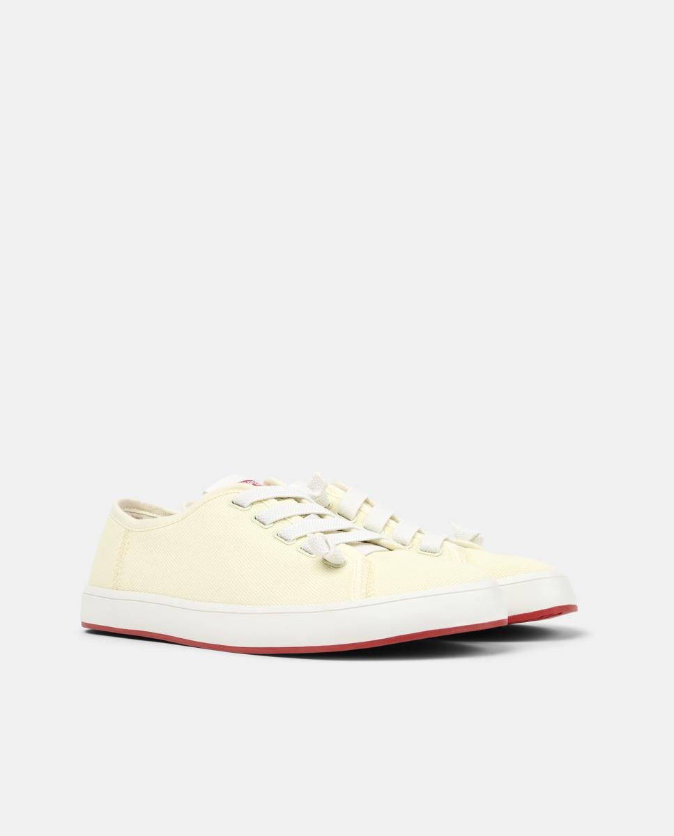 Zapatillas básicas de mujer con cordones peu rambla ii - Camper - Amarillo Amarillo-5