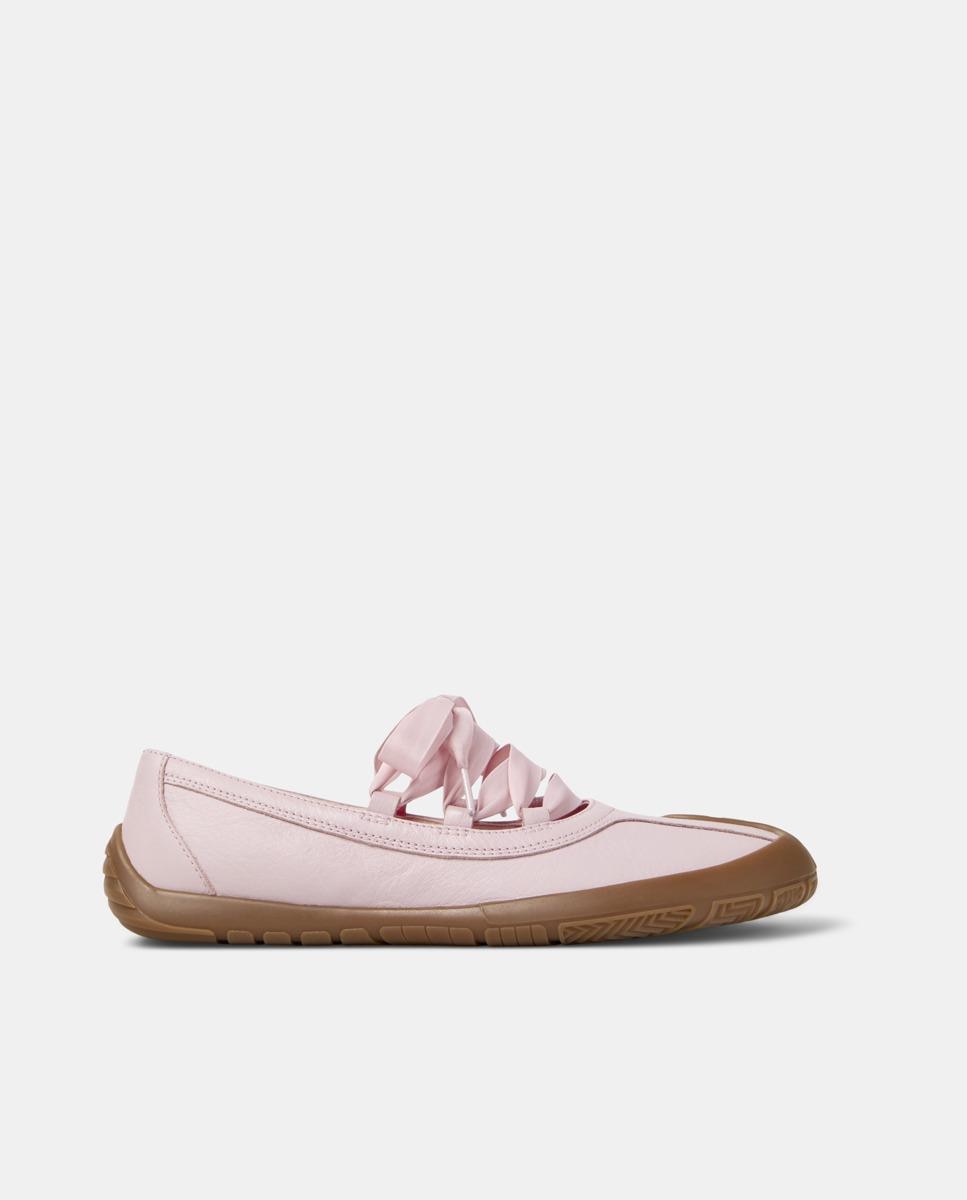 Bailarinas planas de mujer de piel peu path+ - Camper - Rosa Rosa-1