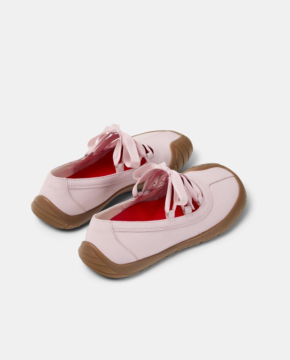 Bailarinas planas de mujer de piel peu path+ - Camper - Rosa Rosa-4