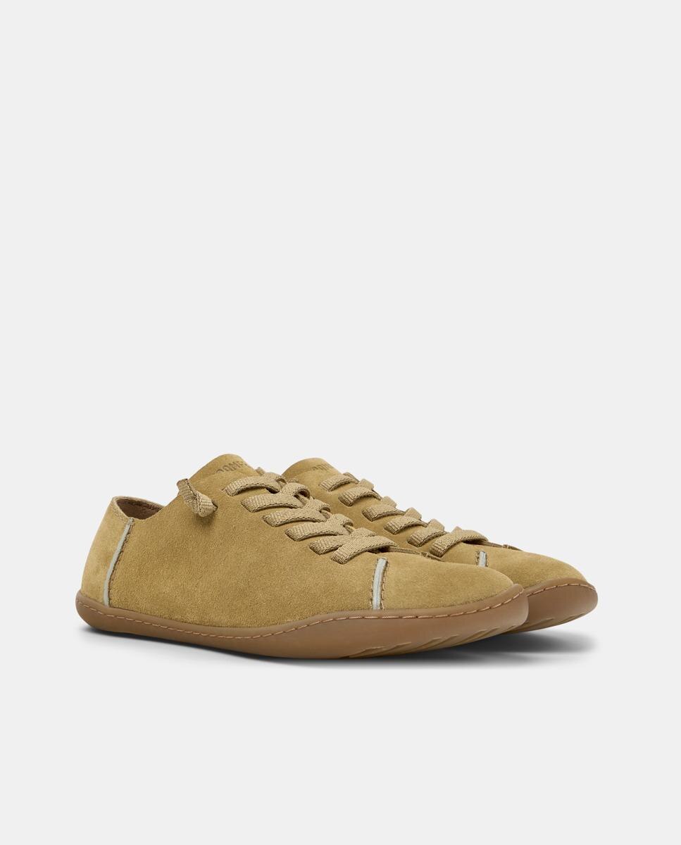 Zapatillas básicas de mujer de piel g3d peu cami twins - Camper - Camel Camel-5