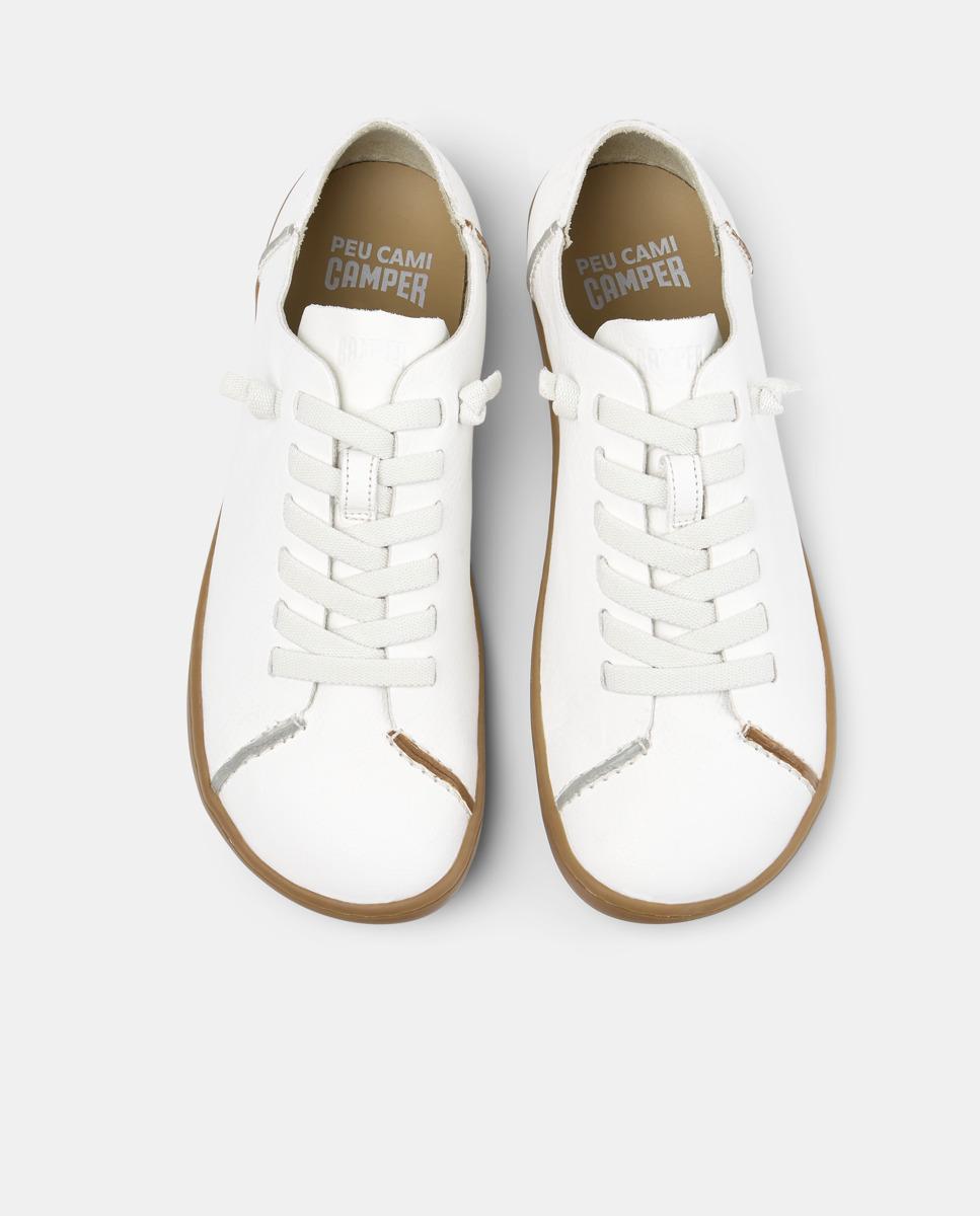 Zapatillas básicas de mujer de piel g3d peu cami twins - Camper - Blanco Blanco-3