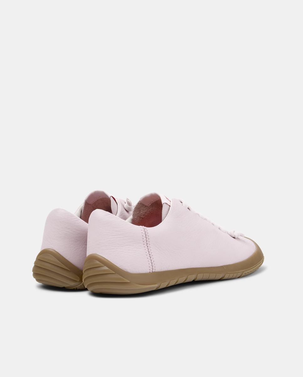 Zapatillas básicas de mujer de piel peu path+ - Camper - Rosa Rosa-2