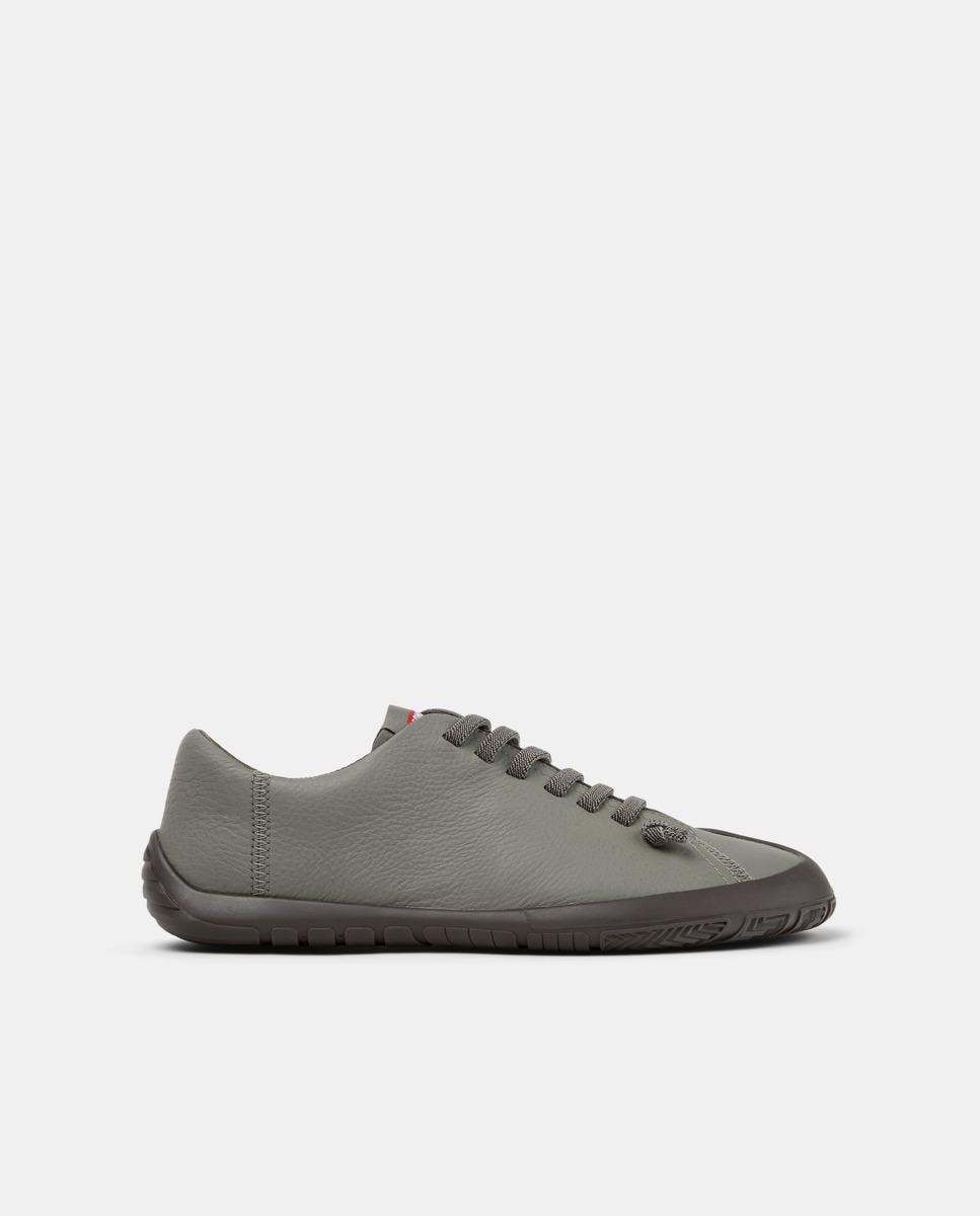 Zapatillas básicas de mujer de piel peu path+ - Camper - Gris Gris-1