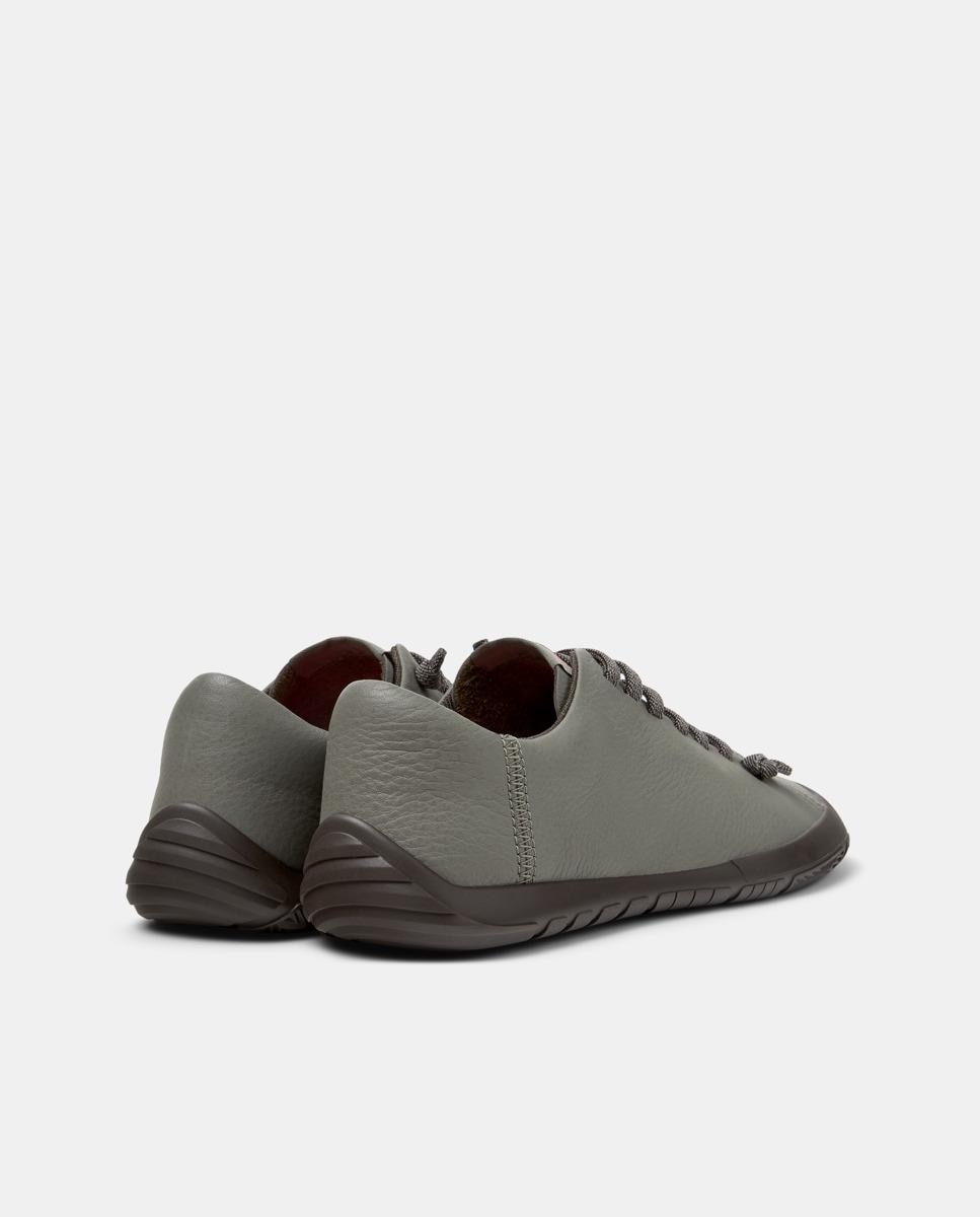 Zapatillas básicas de mujer de piel peu path+ - Camper - Gris Gris-2