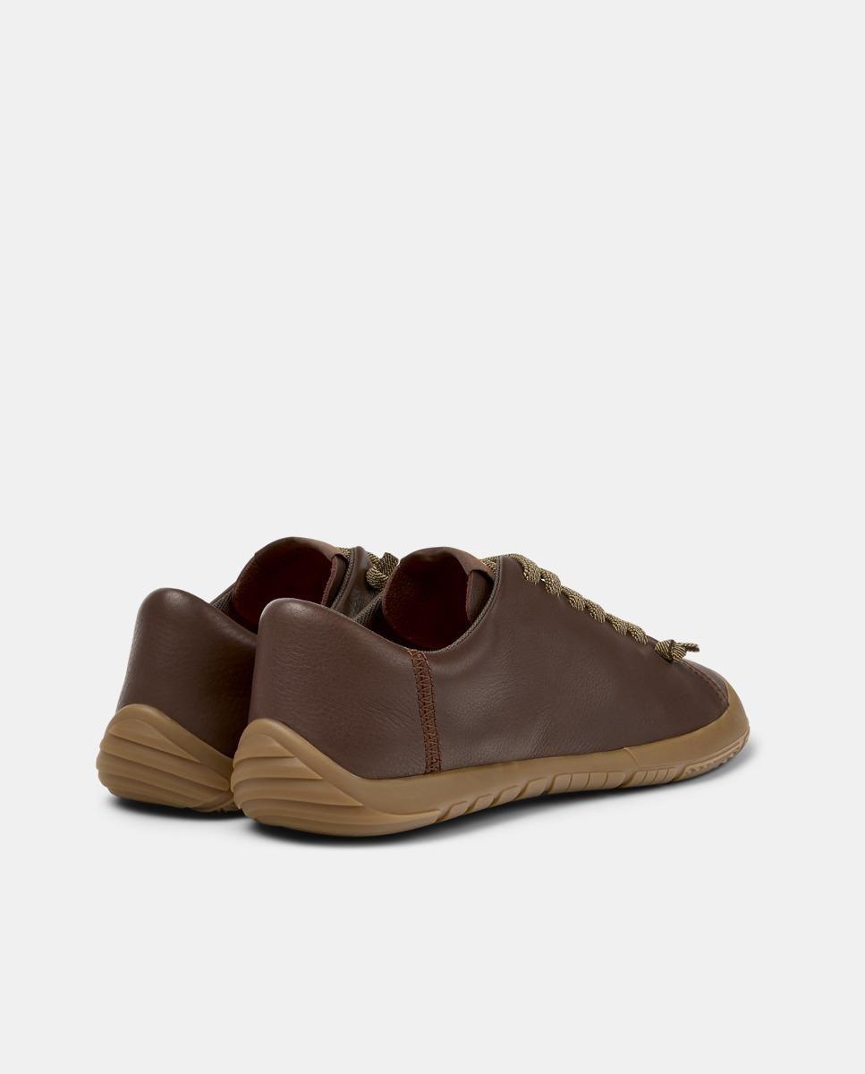 Zapatillas básicas de mujer de piel peu path+ - Camper - Marrón Marrón-2