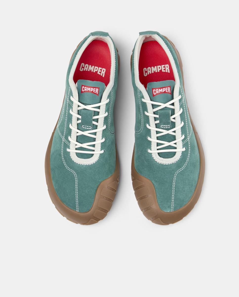 Zapatillas de mujer peu path+ de piel - Camper - Verde Verde-3