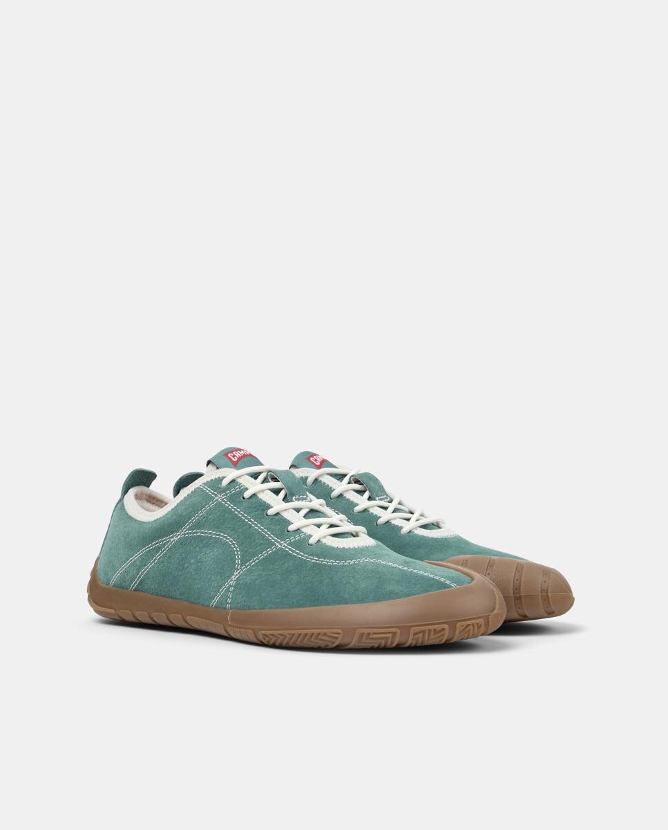 Zapatillas básicas de mujer de piel peu path+ - Camper - Verde Verde-5