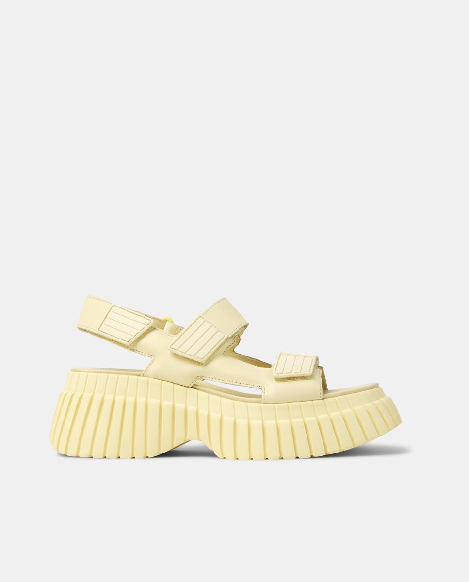 Sandalias de mujer BCN de piel con plataforma