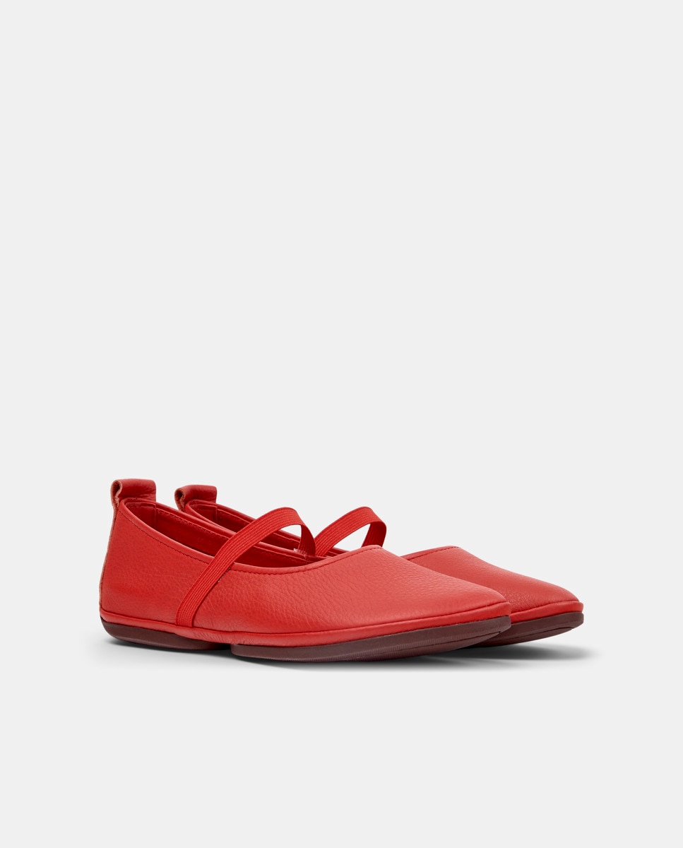 Bailarinas planas de mujer de piel right nina - Camper - Rojo Rojo-3