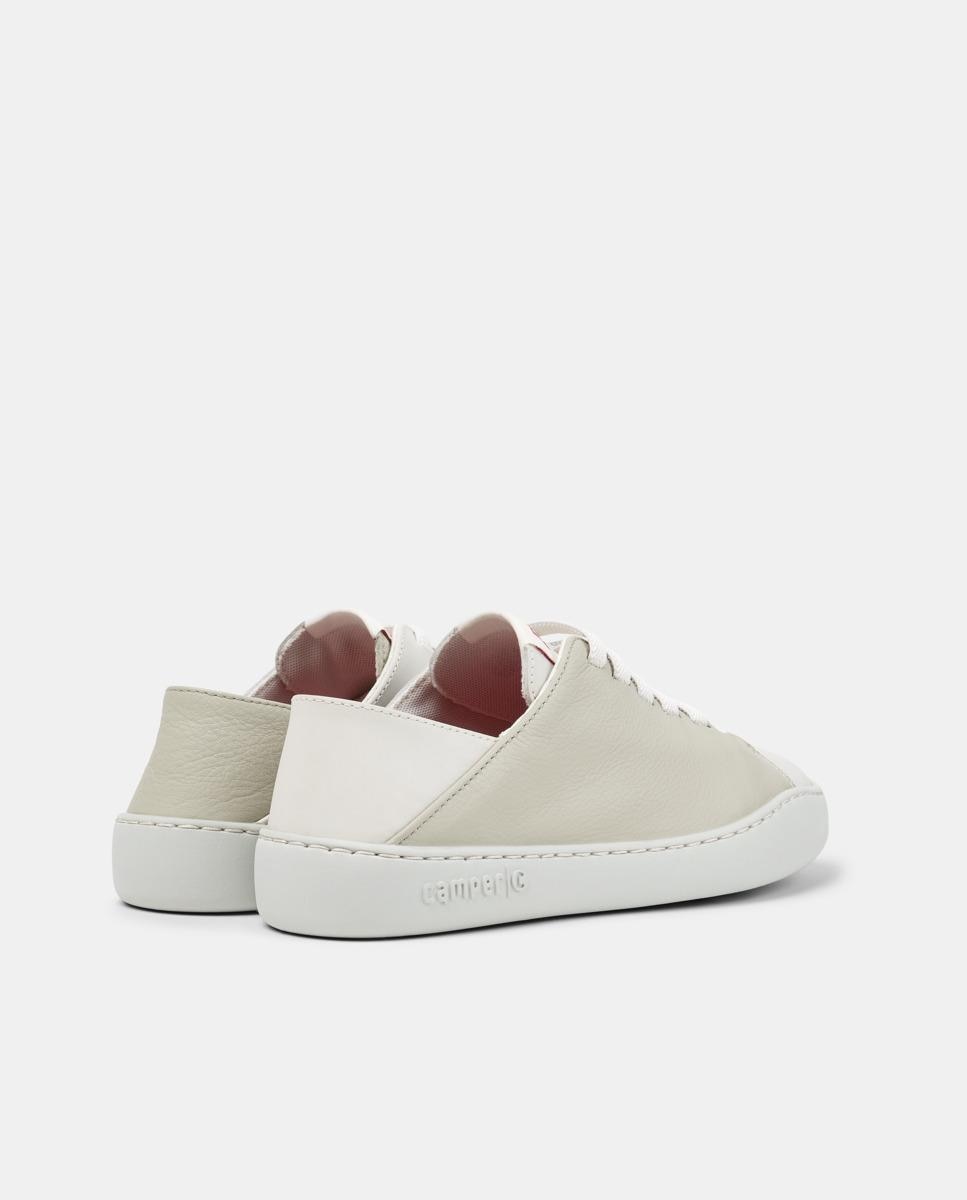 Zapatillas básicas de mujer de piel g3d peu touring twins - Camper - Blanco Blanco-2