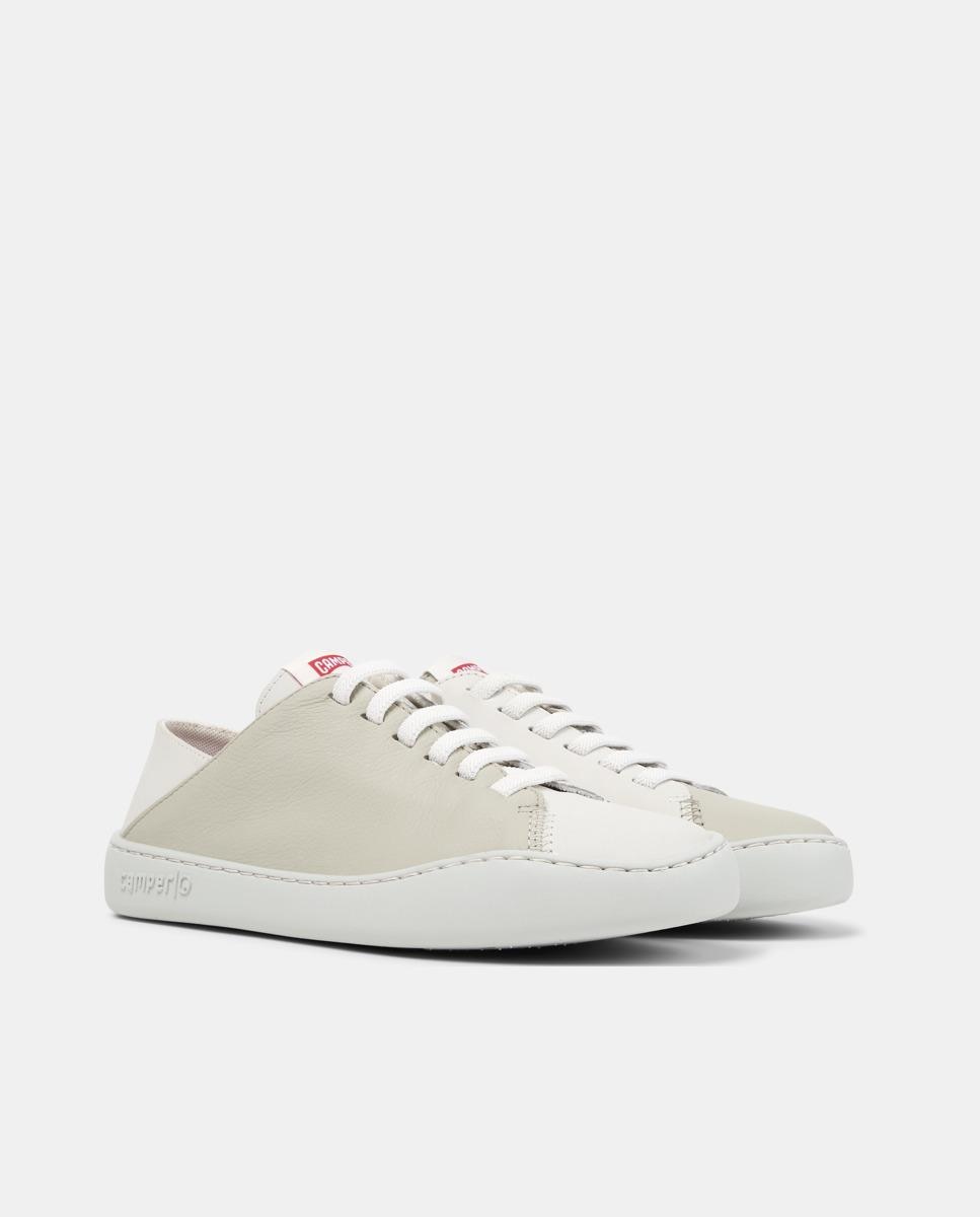 Zapatillas básicas de mujer de piel g3d peu touring twins - Camper - Blanco Blanco-5