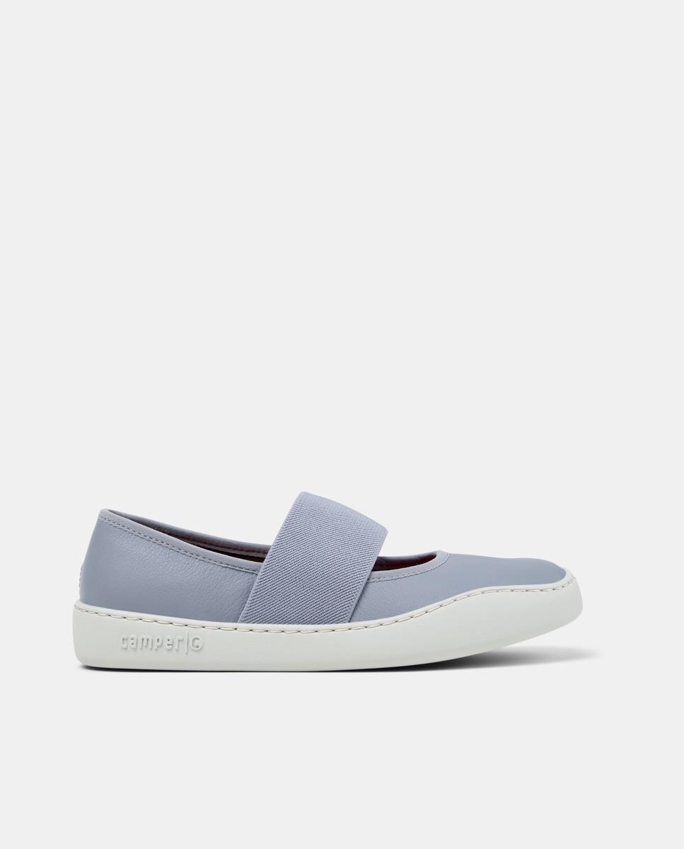 Bailarinas planas de mujer peu touring con elástico - Camper - Azul claro Azul claro-1