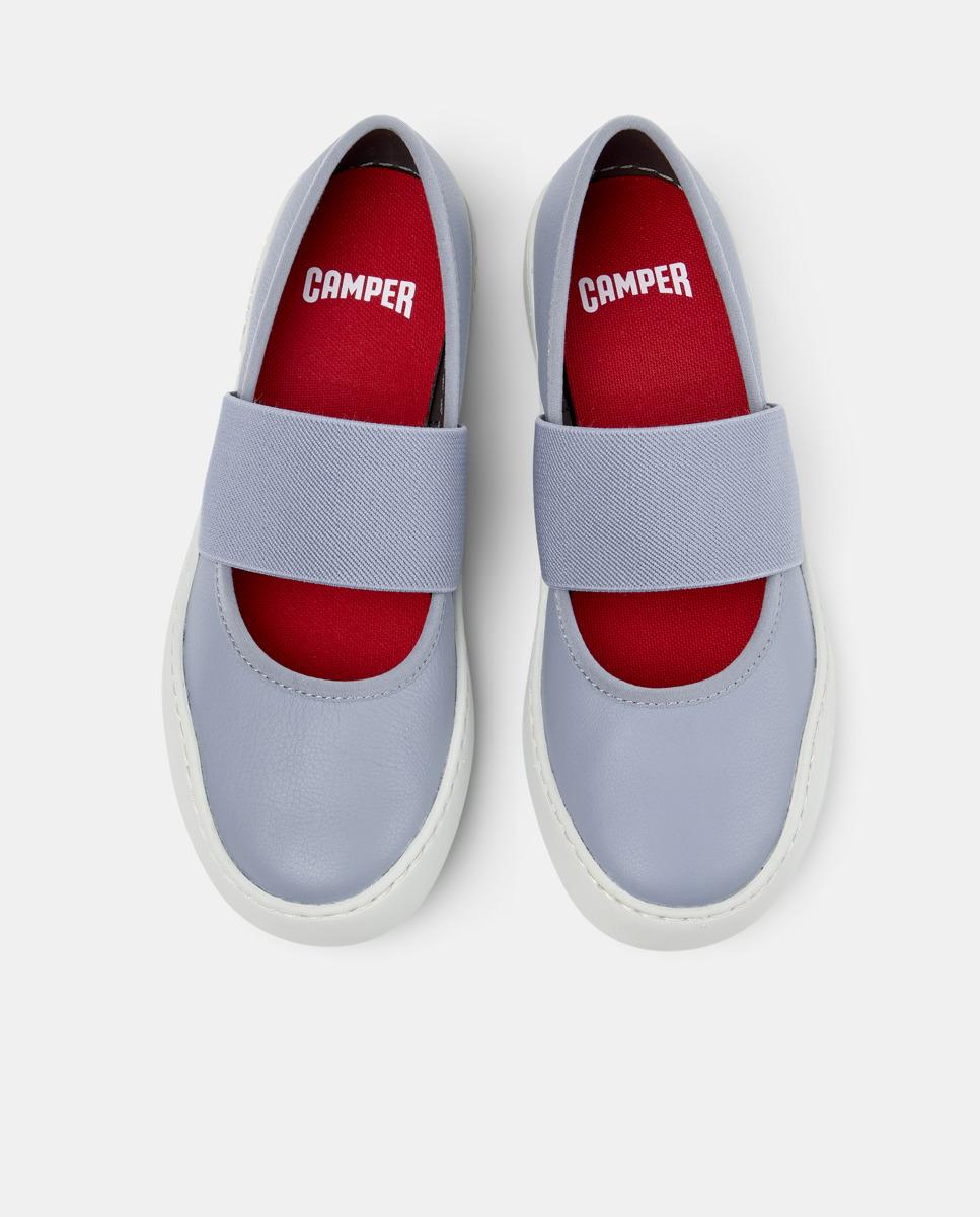 Bailarinas planas de mujer peu touring con elástico - Camper - Azul claro Azul claro-3