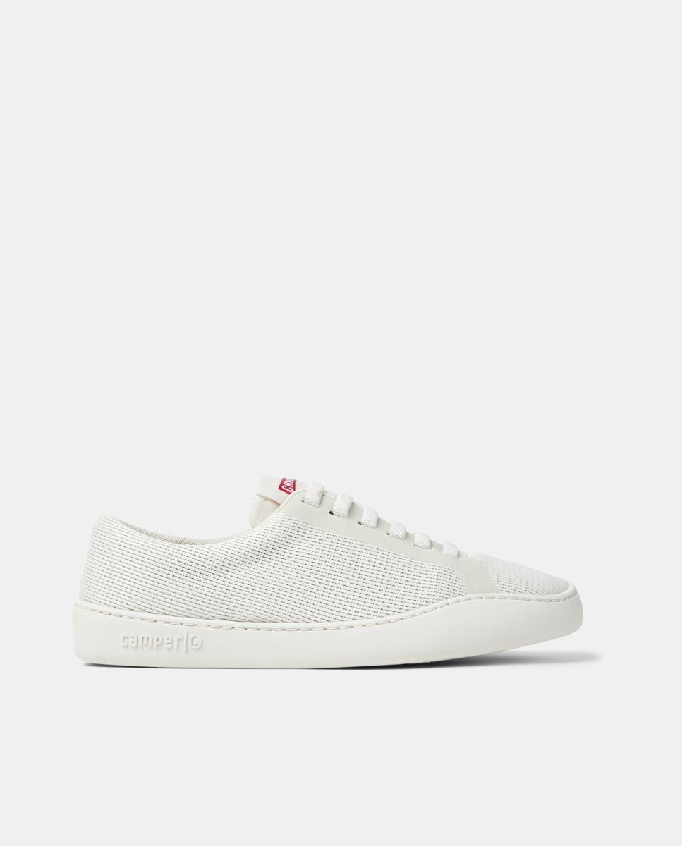 Zapatillas básicas de mujer con cordones peu touring - Camper - Blanco Blanco-1
