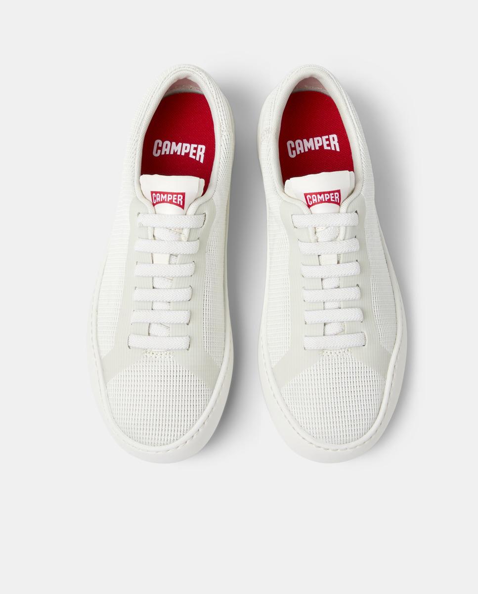 Zapatillas básicas de mujer con cordones peu touring - Camper - Blanco Blanco-3