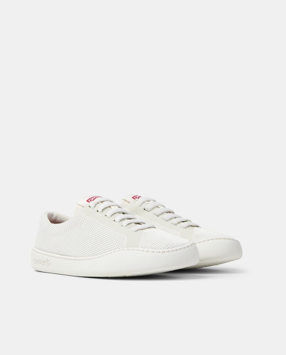 Zapatillas básicas de mujer con cordones peu touring - Camper - Blanco Blanco-5