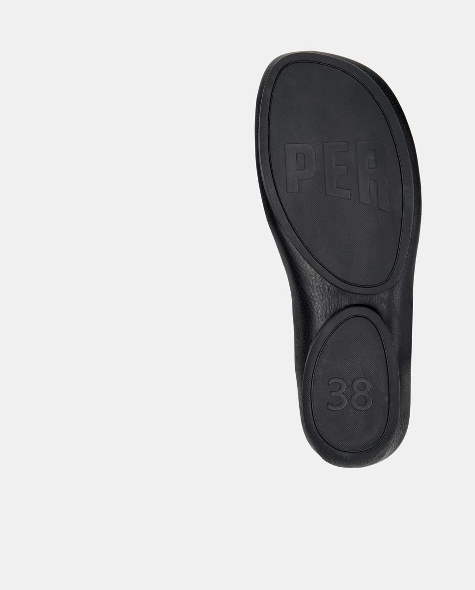 Sandalias planas de mujer de piel right isla - Camper - Negro Negro-4