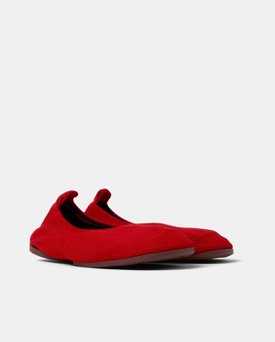 Bailarinas planas de mujer right niko - Camper - Rojo Rojo-5