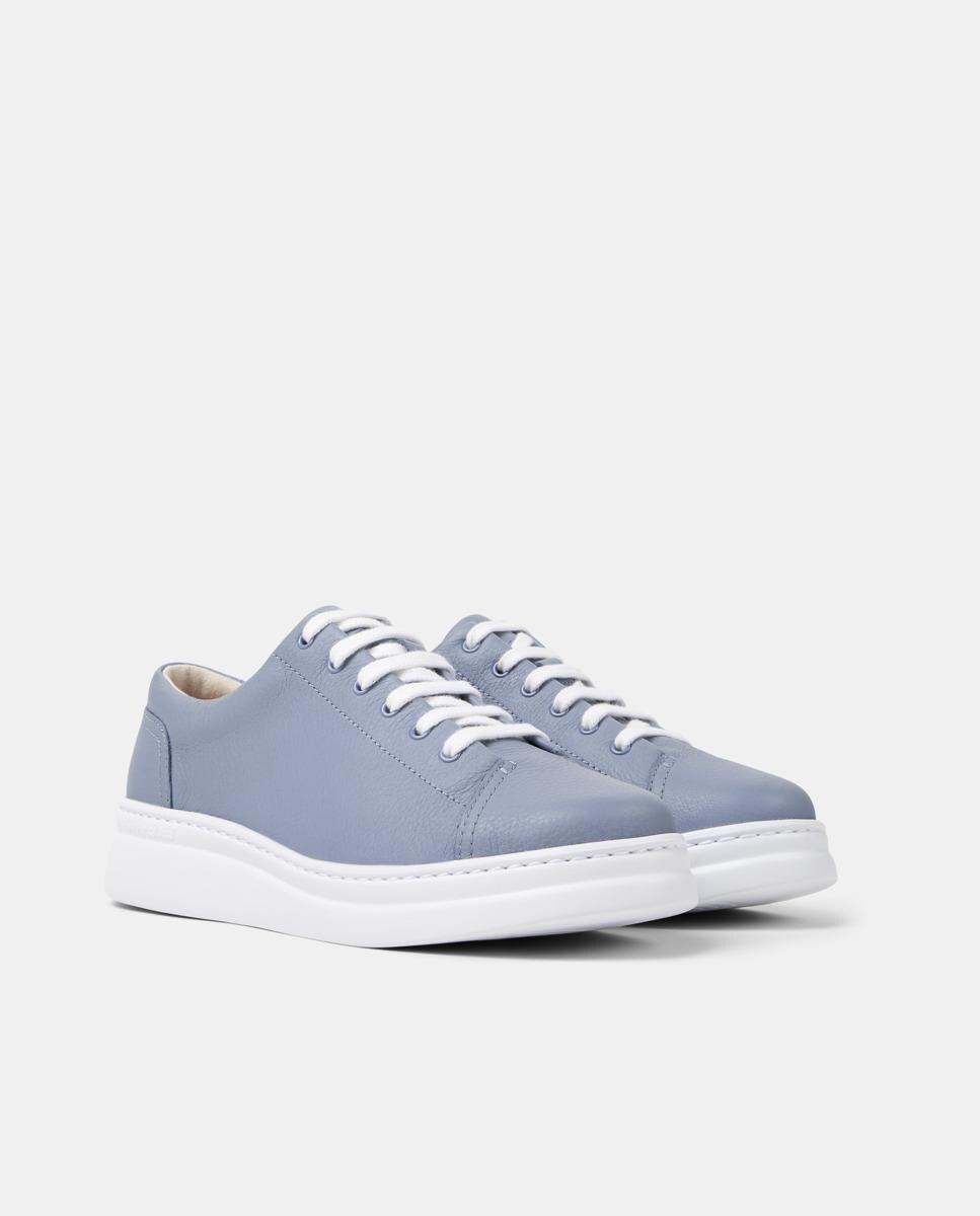 Zapatillas de mujer Runner Up de piel - Camper - Azul claro Azul claro-5