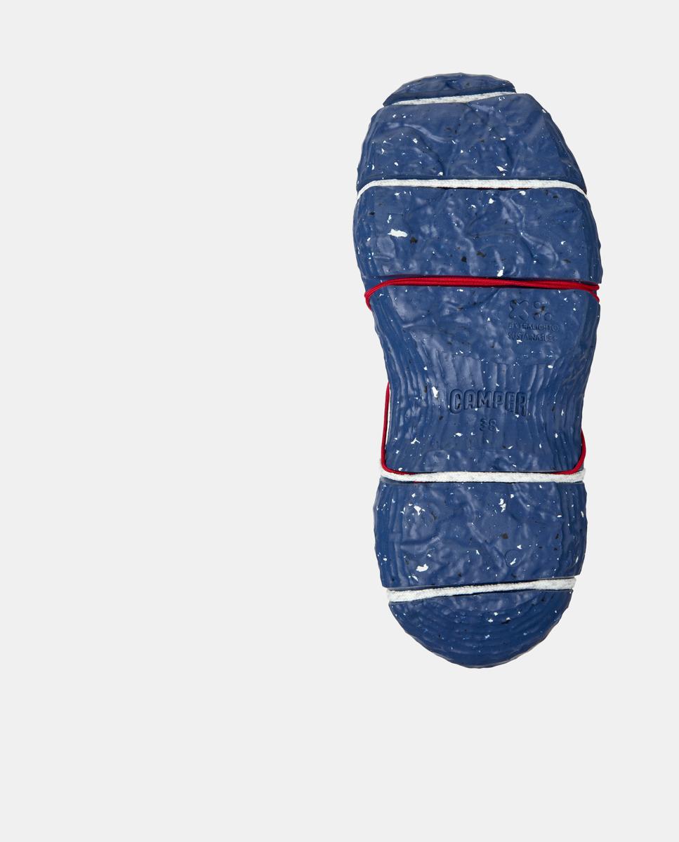 Zapatillas de mujer Roku con cordones - Camper - Blanco / Azul Blanco / Azul-4
