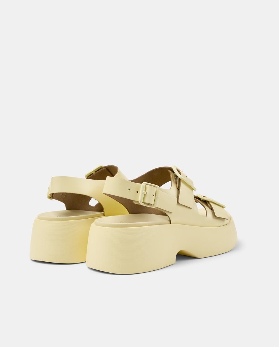 Camper - Sandalias de tacón de mujer tasha de piel.