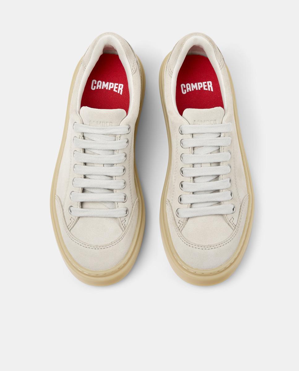 Zapatillas básicas de mujer de piel runner twentyfive - Camper - Beige Beige-3