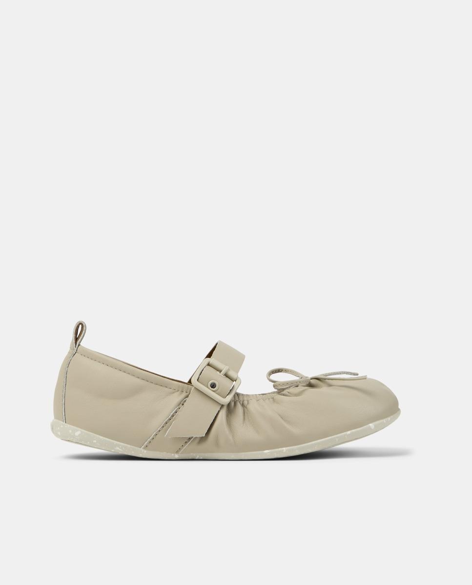 Bailarinas planas de mujer de piel wabi - Camper - Beige Beige-1