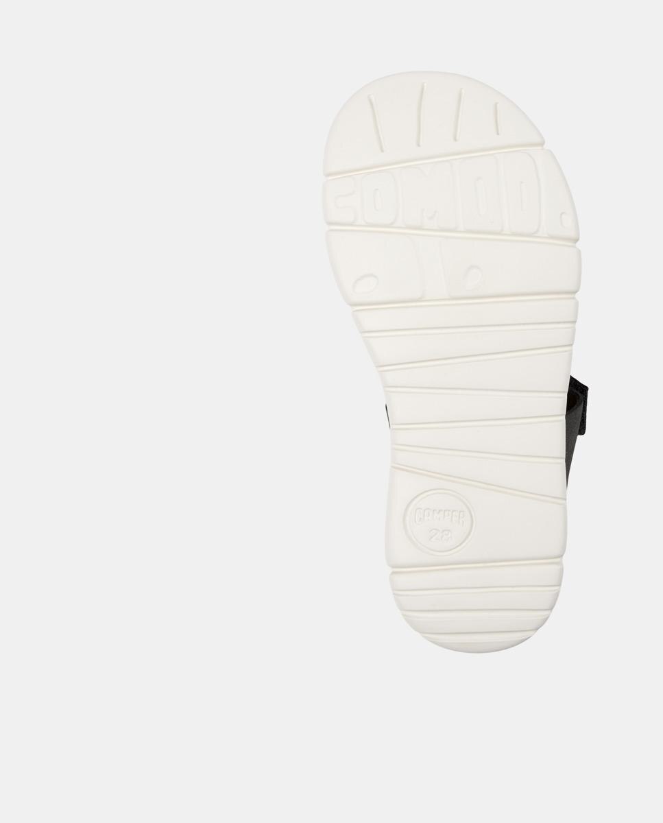 Sandalias cerradas de niño oruga de piel - Camper - Negro Negro-4