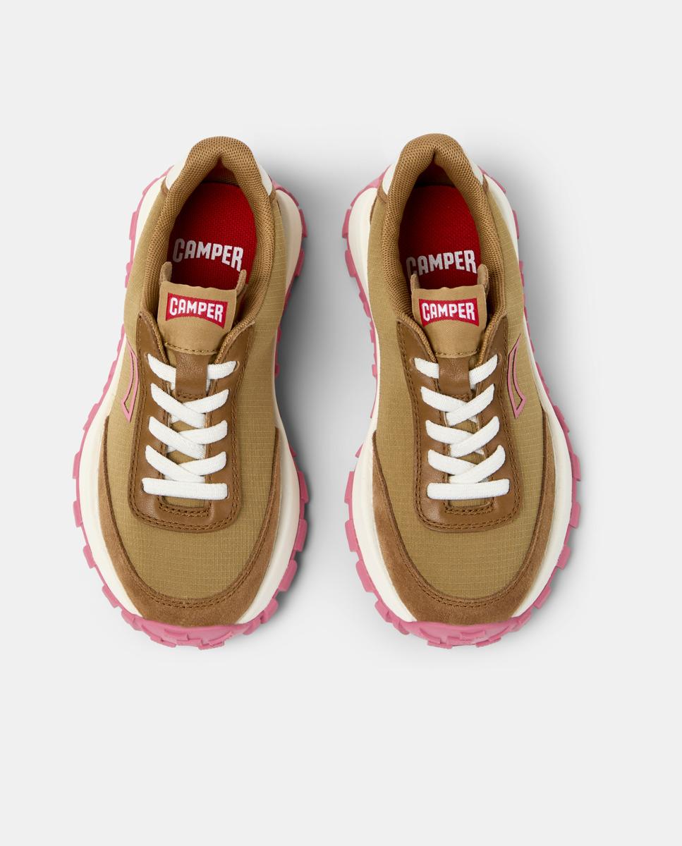 Zapatillas deportivas de niños drift trail con cordones - Camper - Marrón Marrón-2