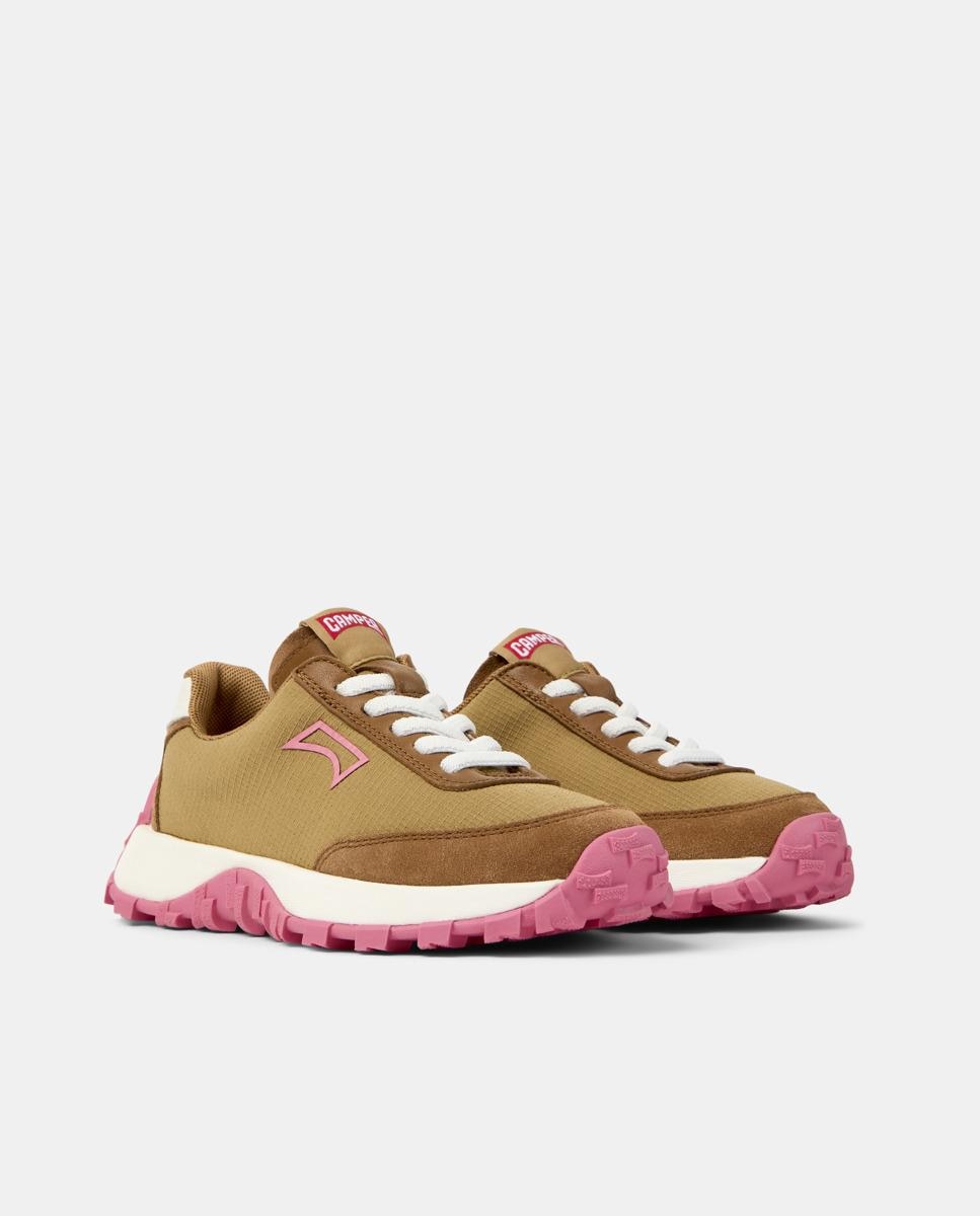 Zapatillas deportivas de niños drift trail con cordones - Camper - Marrón Marrón-5