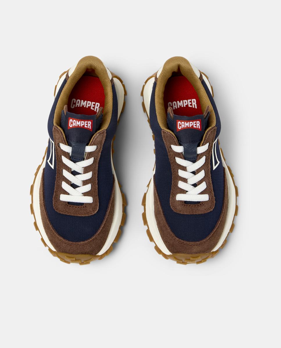 Zapatillas deportivas de niños drift trail con cordones - Camper - Azul Azul-2