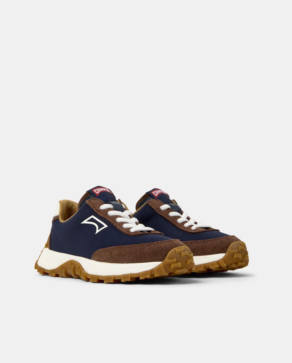 Zapatillas deportivas de niños drift trail con cordones - Camper - Azul Azul-5