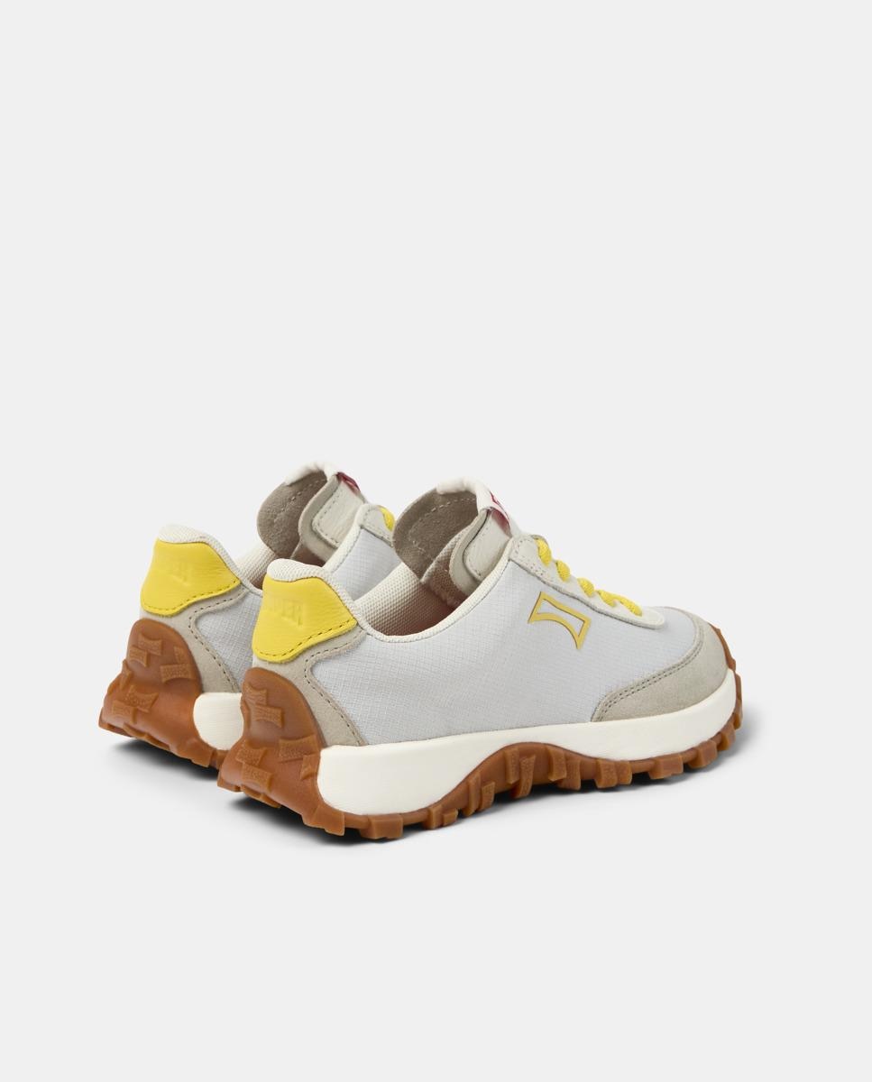 Zapatillas deportivas de niños drift trail con cordones - Camper - Gris Gris-3